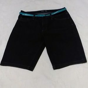 Lee dark denim jean shorts